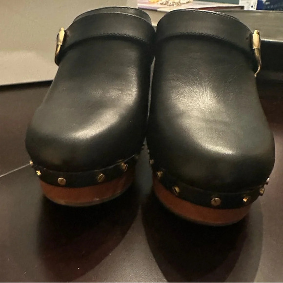 NIB Veronica Beard Hendrix Buckled Clogs Size 9.5 Black - Picture 12 of 13